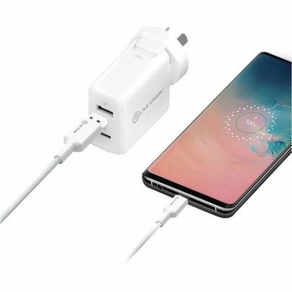 ALOGIC ELEMENTS PRO USB-C TO USB-A CABLE MALE TO MALE1M WHITE
