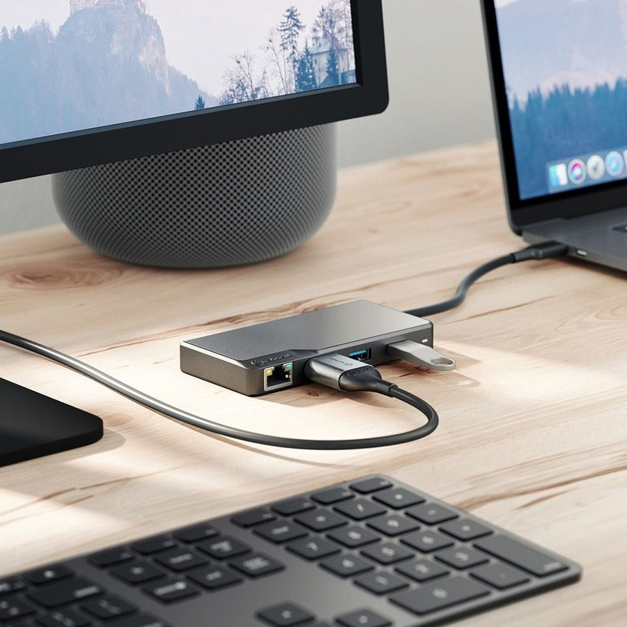 ALOGIC USB-C FUSION ALPHA 5-IN-1 HUB HDMI/USB/ETHERNET  PD