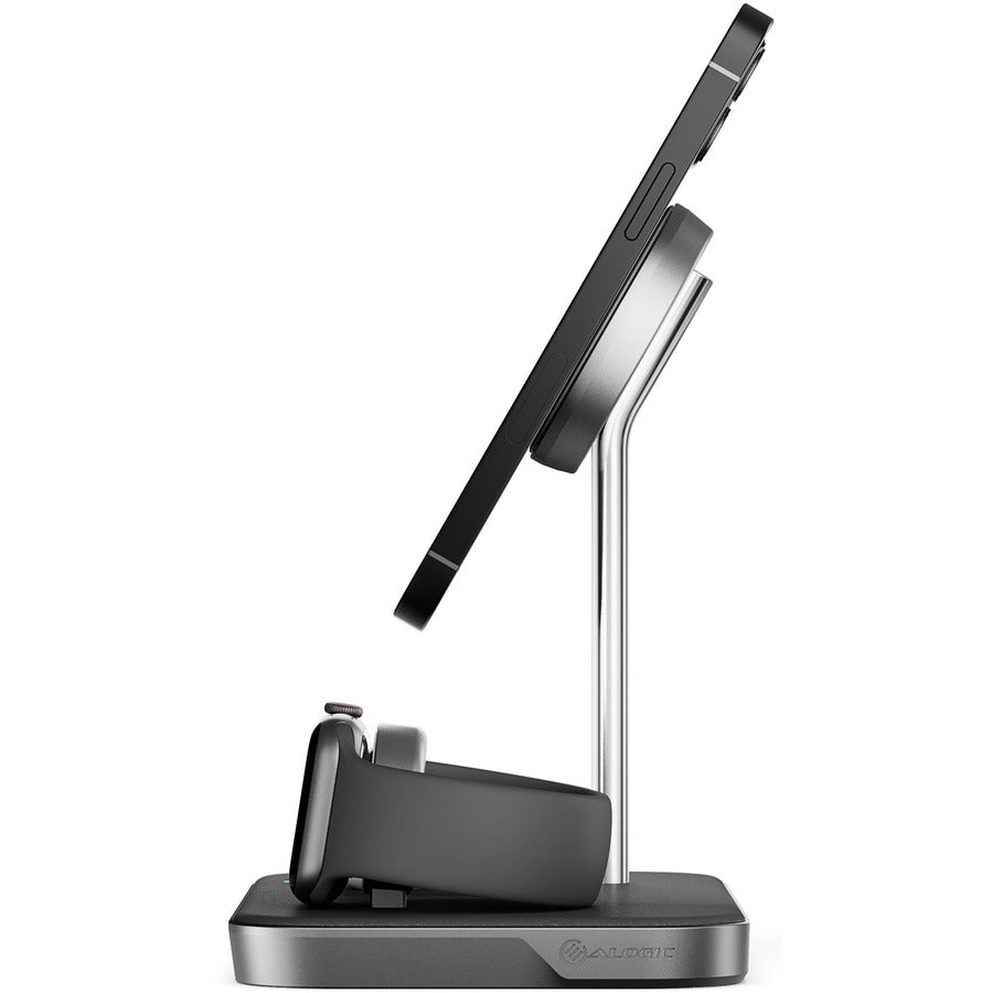 ALOGIC MAGSPEED 3-IN-1 WIRELESS 15W CHARGING STATION