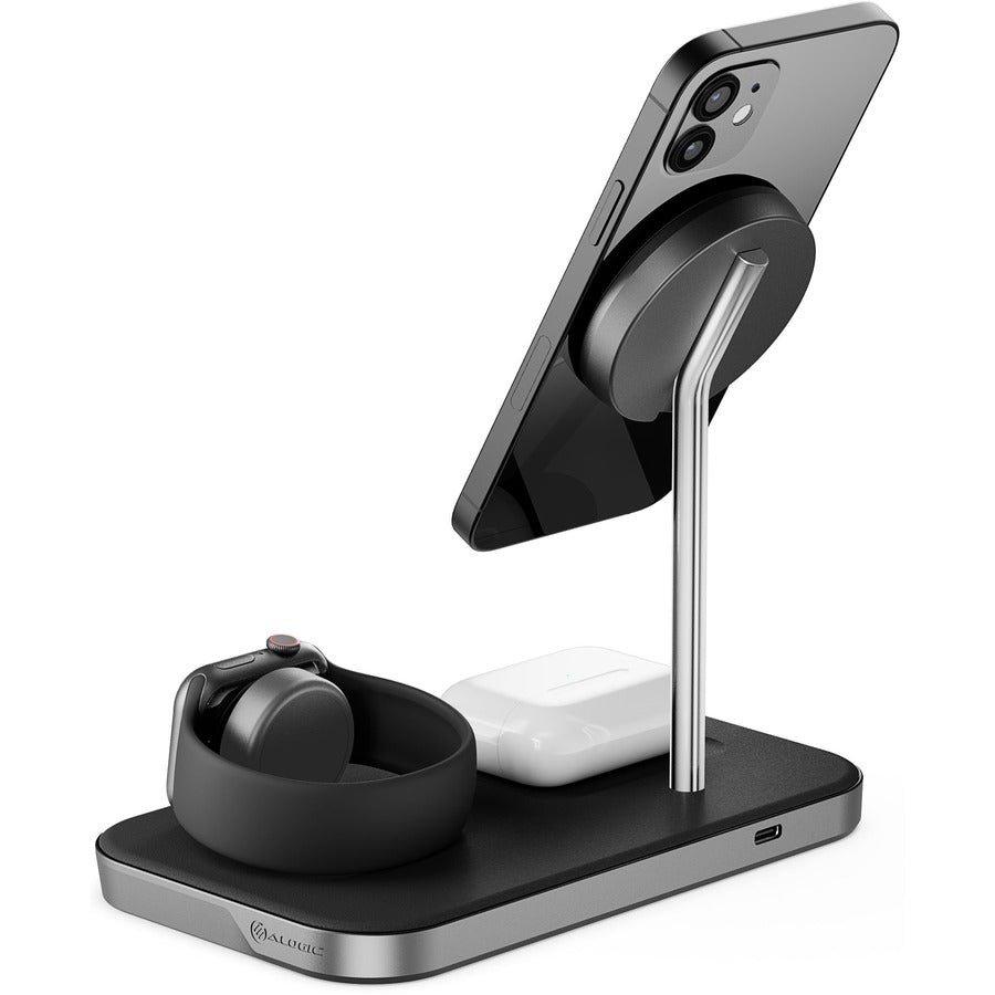 ALOGIC MAGSPEED 3-IN-1 WIRELESS 15W CHARGING STATION