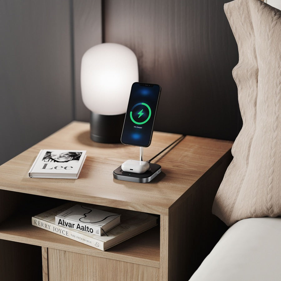 ALOGIC MAGSPEED 2-IN-1 WIRELESS 15W CHARGING STATION