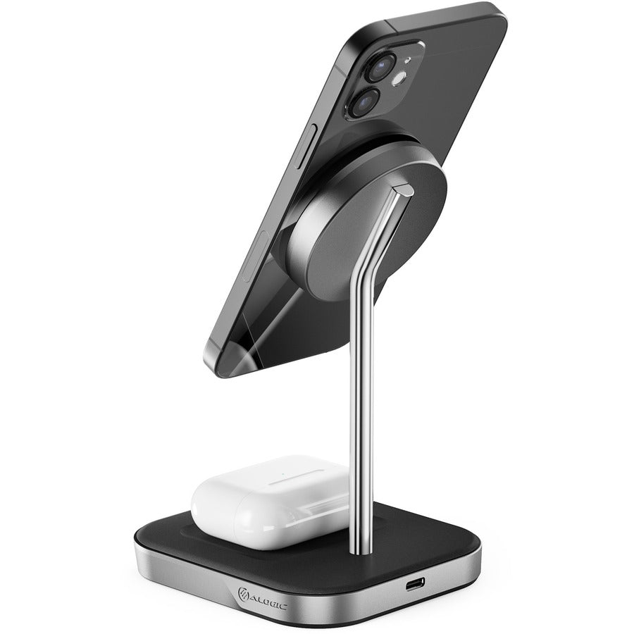 ALOGIC MAGSPEED 2-IN-1 WIRELESS 15W CHARGING STATION