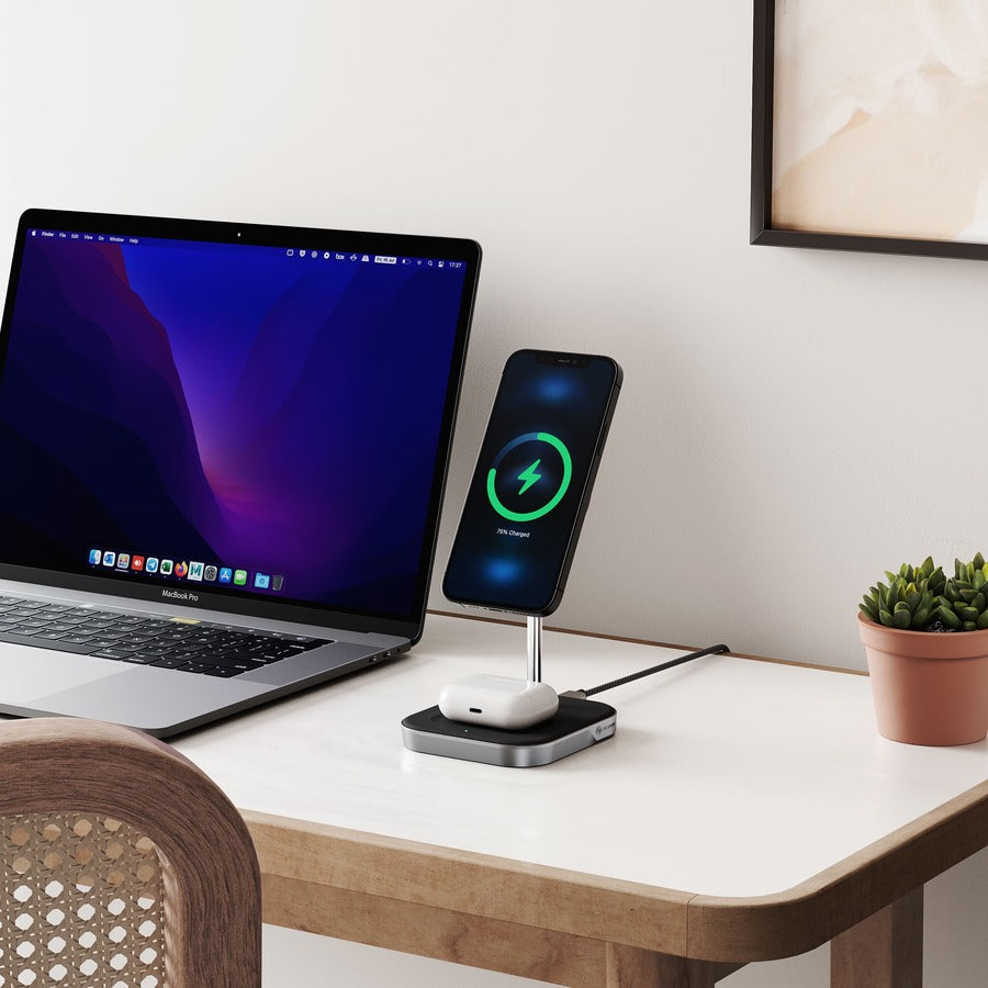 ALOGIC MAGSPEED 2-IN-1 WIRELESS 15W CHARGING STATION