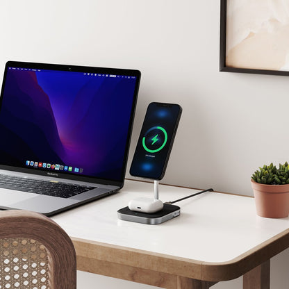 ALOGIC MAGSPEED 2-IN-1 WIRELESS 15W CHARGING STATION
