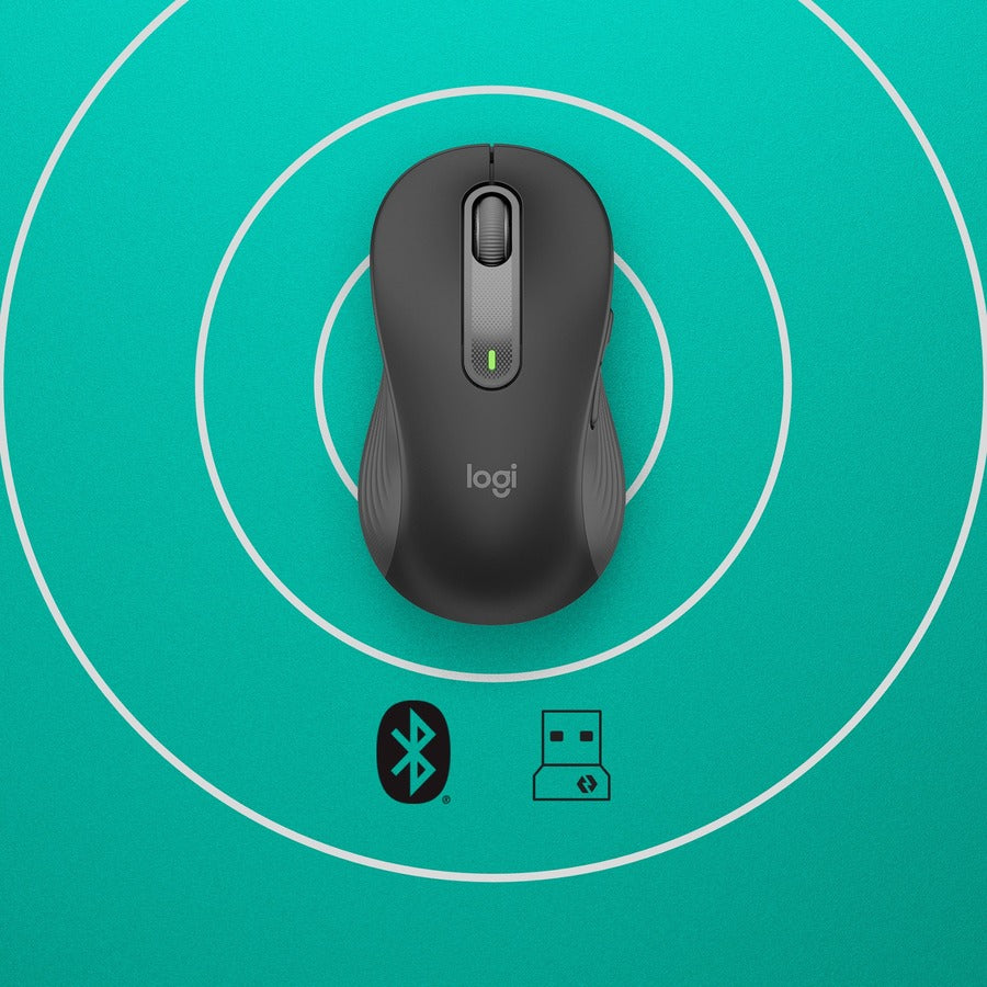 SIGNATURE M650L LEFT GRAPHITE WL MOUSE