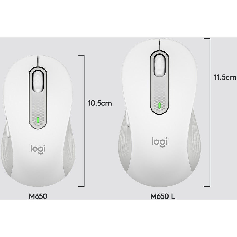 SIGNATURE M650 OFFWHITE WL MOUSE
