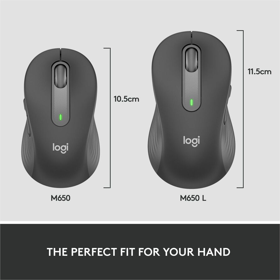 SIGNATURE M650 FOR BUSINESS WL MOUSE BOLT GRAPHITE