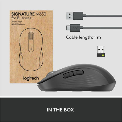 SIGNATURE M650 FOR BUSINESS WL MOUSE BOLT GRAPHITE