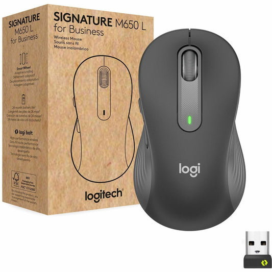 SIGNATURE M650L FOR BUSINESS WL MOUSE BOLT GRAPHITE