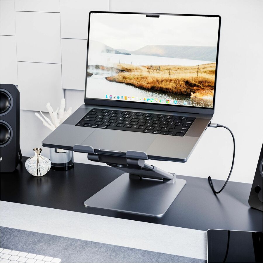 ELITEPLUS ADJUSTABLE LAPTOP RISER - SPACE GREY