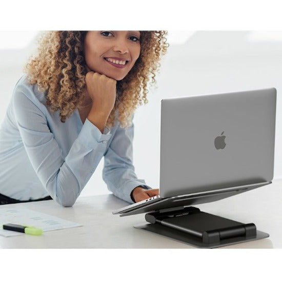 ELITEPLUS ADJUSTABLE LAPTOP RISER - SPACE GREY