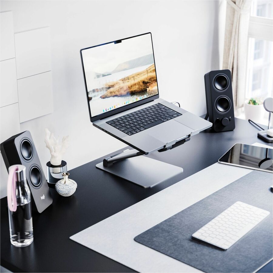 ELITEPLUS ADJUSTABLE LAPTOP RISER - SPACE GREY