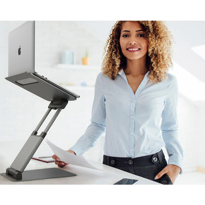 ELITEPLUS ADJUSTABLE LAPTOP RISER - SPACE GREY
