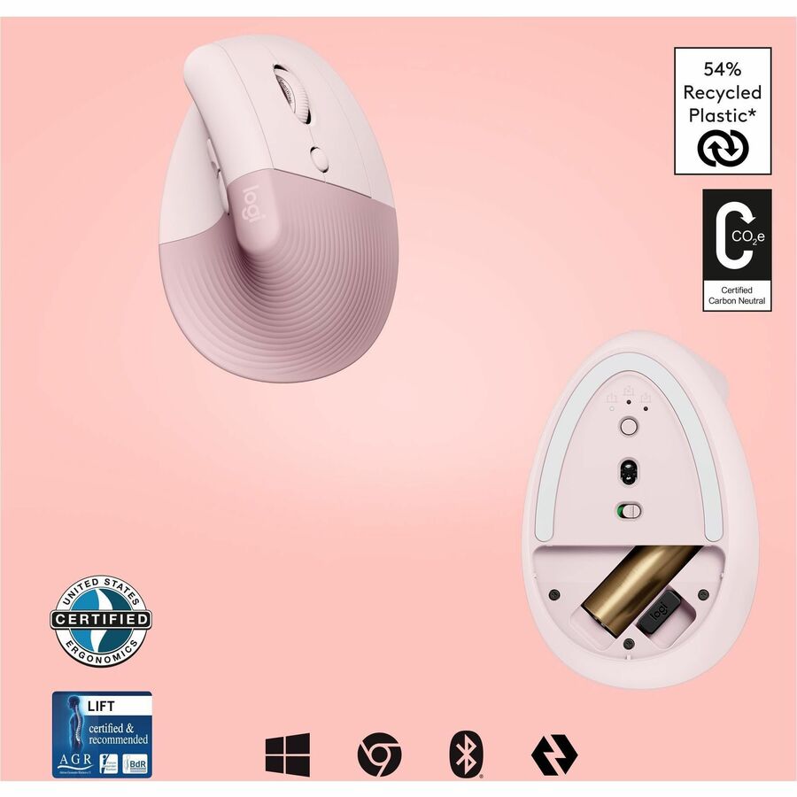 LIFT VERTICAL ERGONOMIC MOUSE ROSE