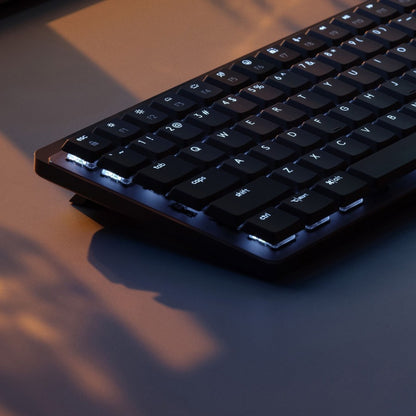 MX MECHL MINI WRLS KBRD CLICKY MINIMALIST ILLUMINATED GRAPHITE BB