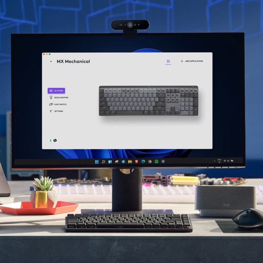 MX MECH WRLS KEYBOARD TACTILE ILLUMINATED PERFORMANCE GRAPHITE RB