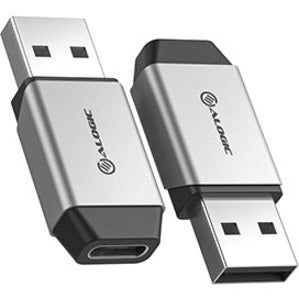 ULTRA MINI USB-A TO USB-C ADAPTER SPACE GREY