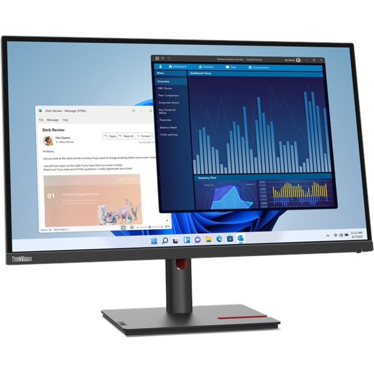 27IN DISPLAY FHD RES USB-C ONE CABLE SOLUTION W POWER CHARGING