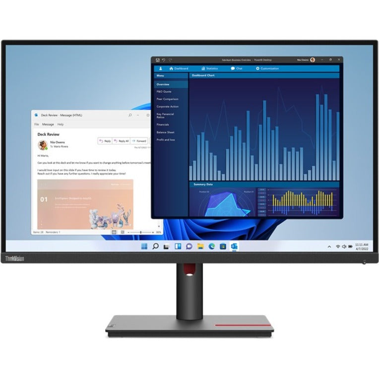 27IN DISPLAY FHD RES USB-C ONE CABLE SOLUTION W POWER CHARGING
