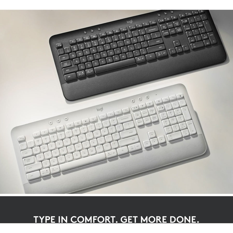 SIGNATURE K650 OFF-WHITE WIRELESS COMFORT KEYBOARD LOGI BOLT