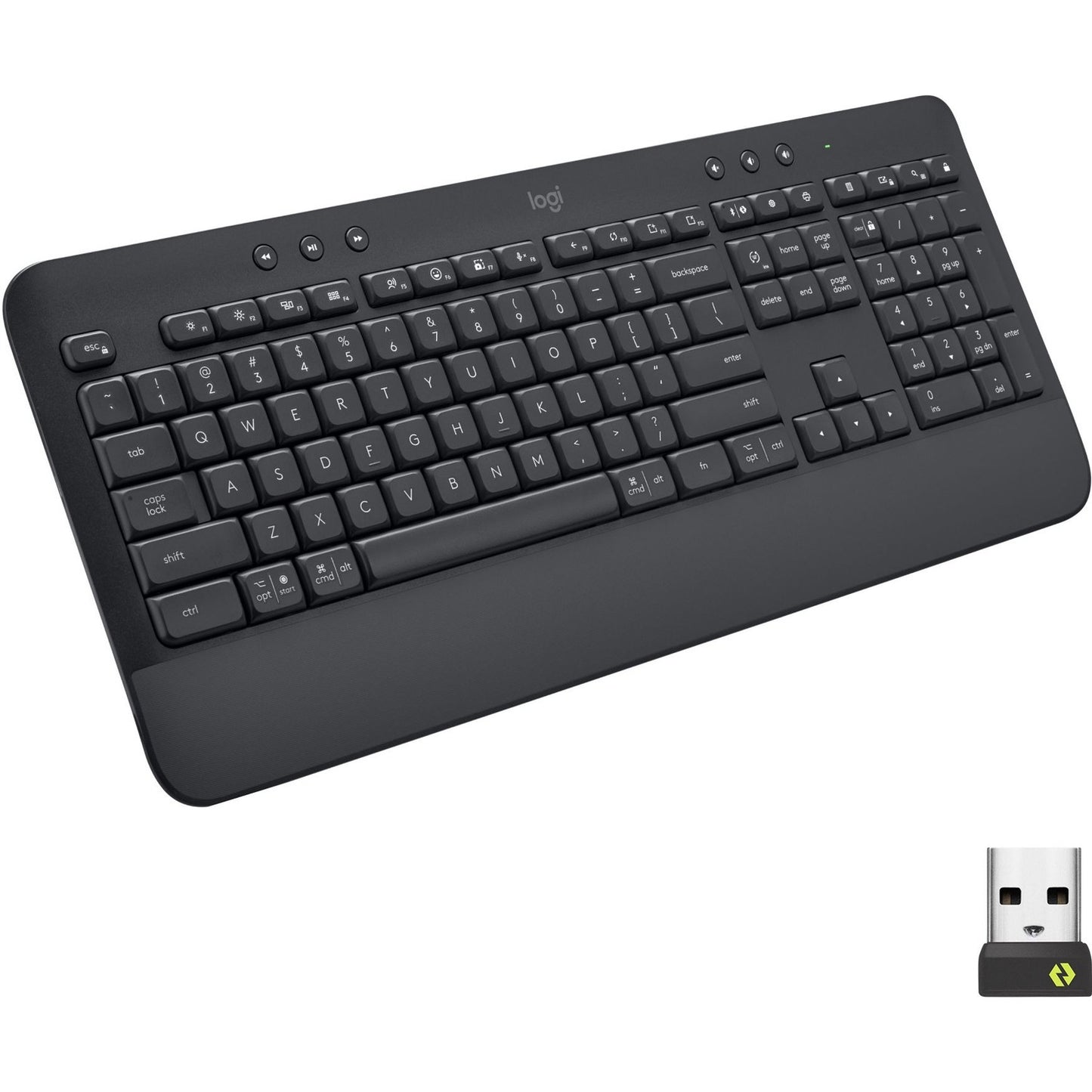 SIGNATURE K650 GRAPHITE WIRELESS COMFORT KEYBOARD LOGI BOLT