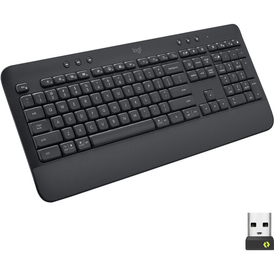 SIGNATURE K650 GRAPHITE WIRELESS COMFORT KEYBOARD LOGI BOLT