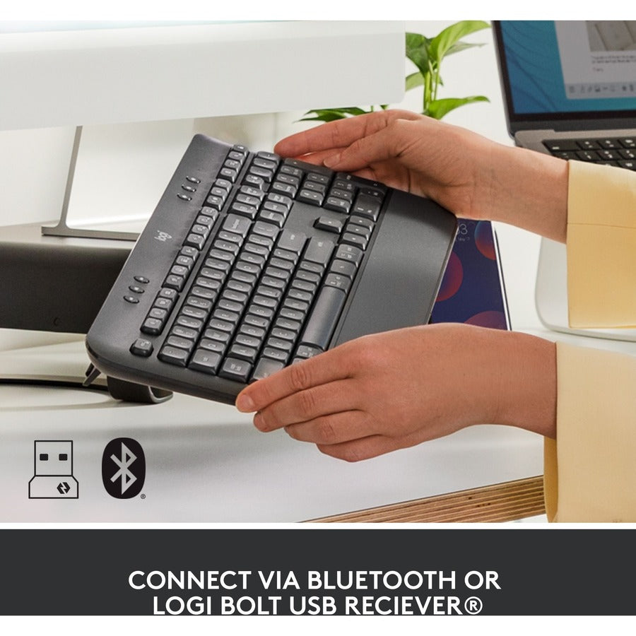 SIGNATURE K650 GRAPHITE WIRELESS COMFORT KEYBOARD LOGI BOLT