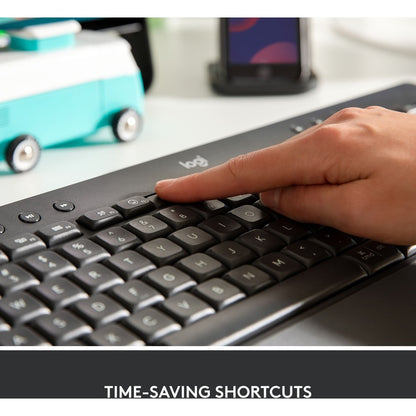 SIGNATURE K650 GRAPHITE WIRELESS COMFORT KEYBOARD LOGI BOLT