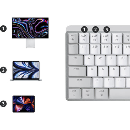 MX MECHANICAL MINI FOR MAC WRLS KEYBORD TACTILE QUIET PALE GREY