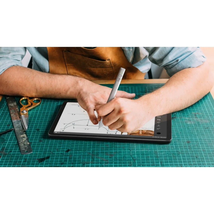 CRAYON DIGITAL PENCIL FOR IPAD IPADS WITH USB-C PORTS SILVER
