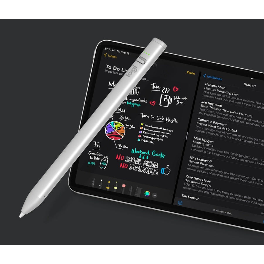 CRAYON DIGITAL PENCIL FOR IPAD IPADS WITH USB-C PORTS SILVER