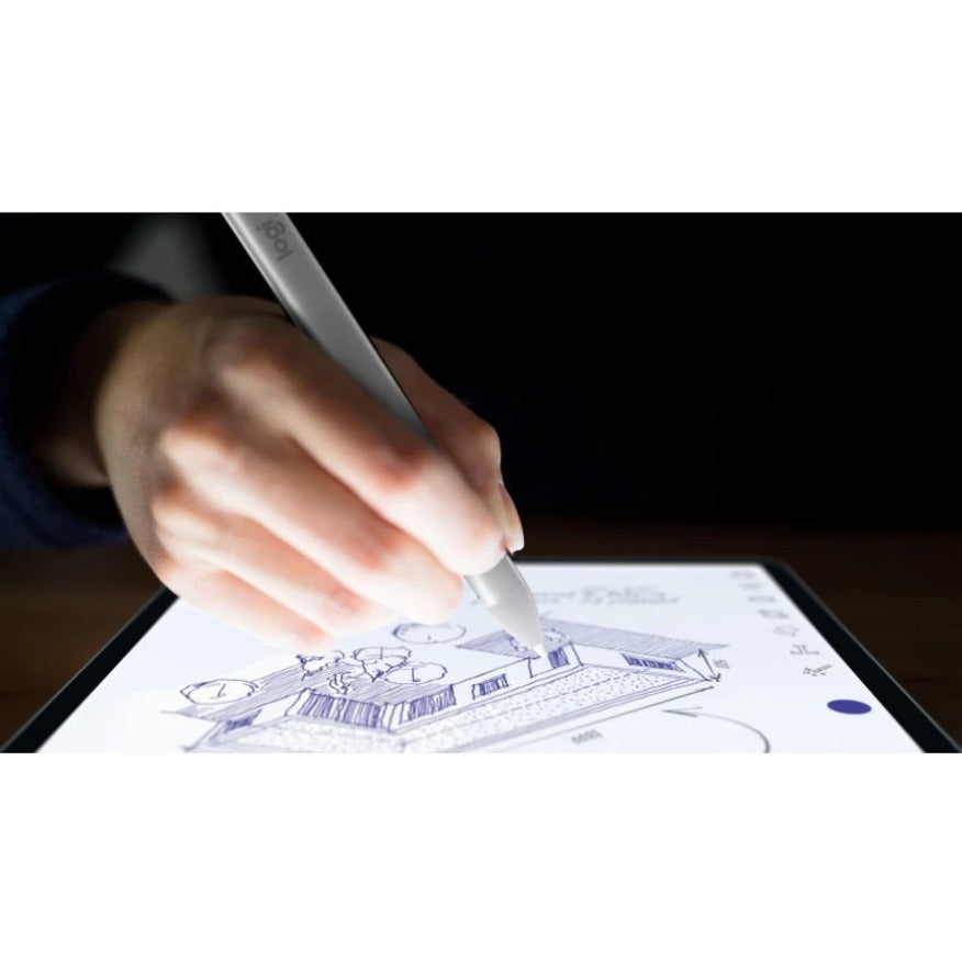 CRAYON DIGITAL PENCIL FOR IPAD IPADS WITH USB-C PORTS SILVER