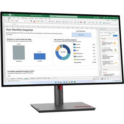27IN QHD 2560X1440 THINKVISION P27H-30 4-SIDE NEAR-EDGELESS DISP