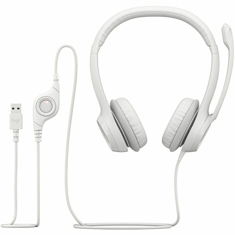 H390 USB COMPUTER HEADSET OFF WHITE