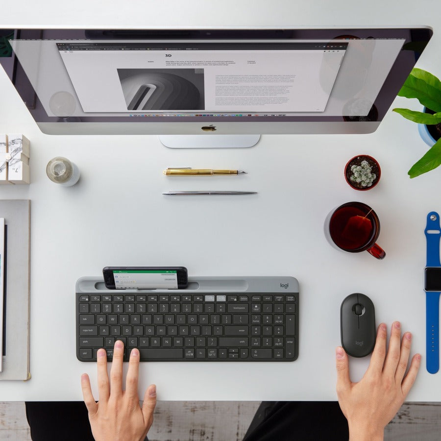 K585 WIRELESS KEYBOARD SLIM MULTI-DEVICE GRAPHITE