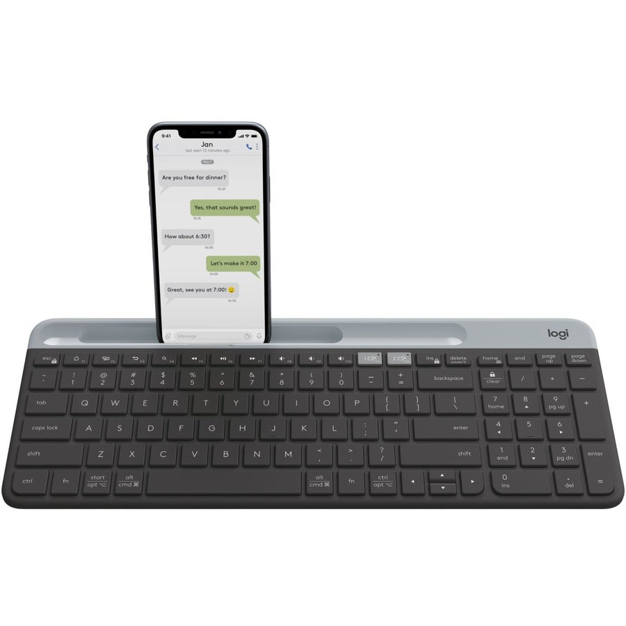K585 WIRELESS KEYBOARD SLIM MULTI-DEVICE GRAPHITE