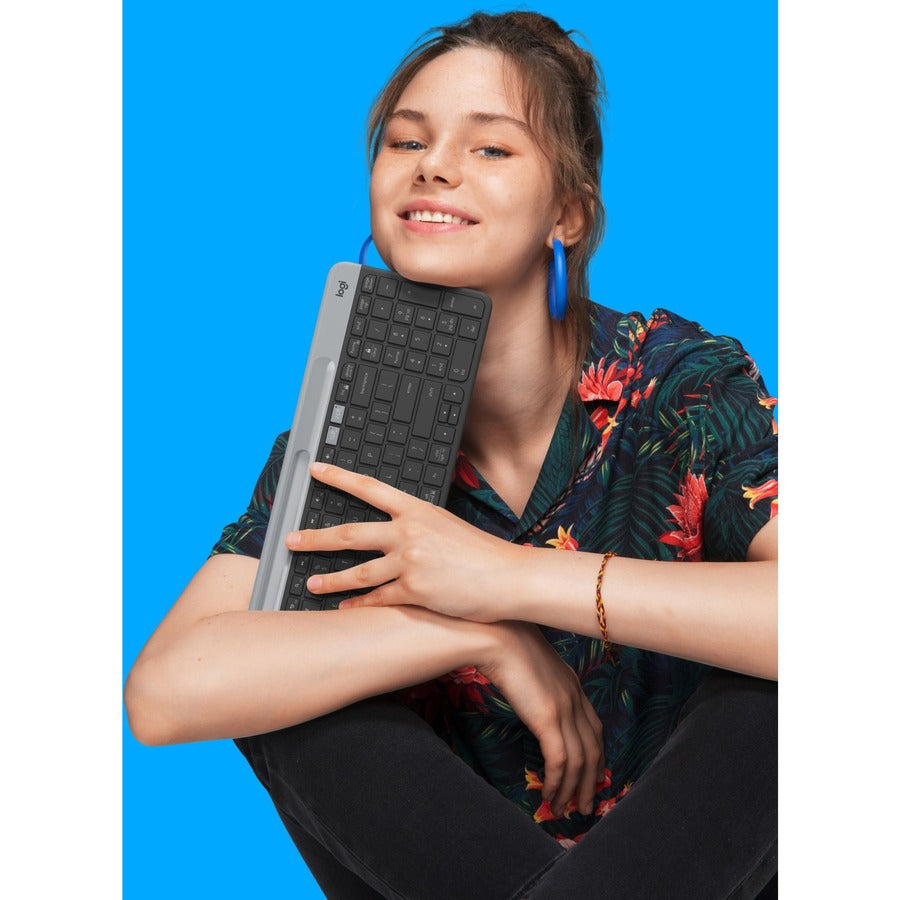 K585 WIRELESS KEYBOARD SLIM MULTI-DEVICE GRAPHITE