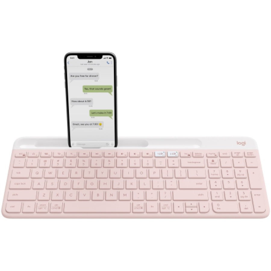 K585 WIRELESS KEYBOARD SLIM MULTI-DEVICE ROSE