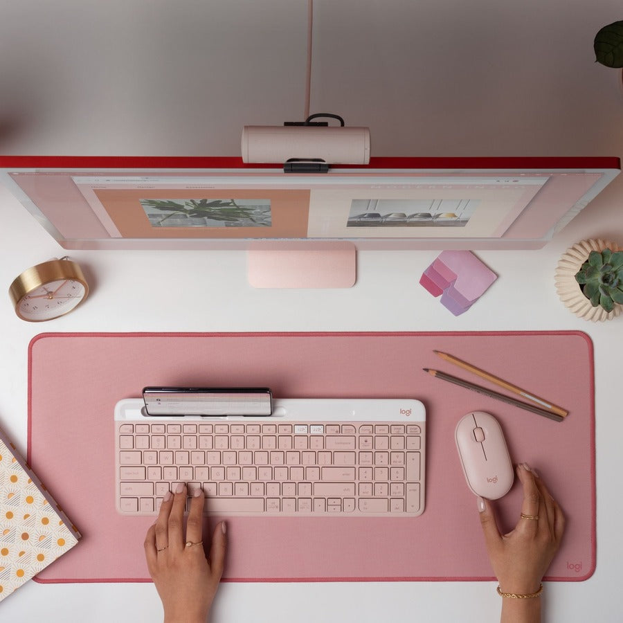 K585 WIRELESS KEYBOARD SLIM MULTI-DEVICE ROSE