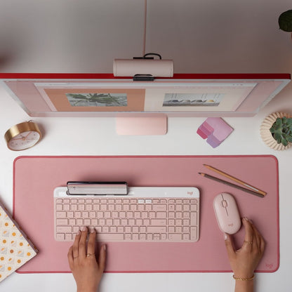 K585 WIRELESS KEYBOARD SLIM MULTI-DEVICE ROSE