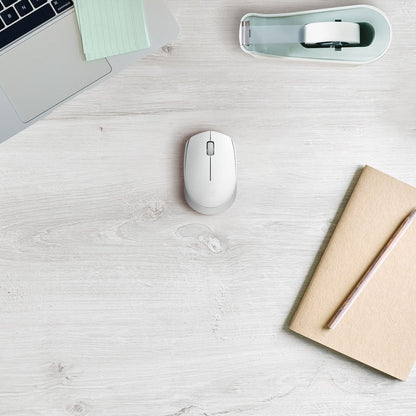 M170 WRLS MOUSE OFF-WHITE CLAMSHELL VERSION