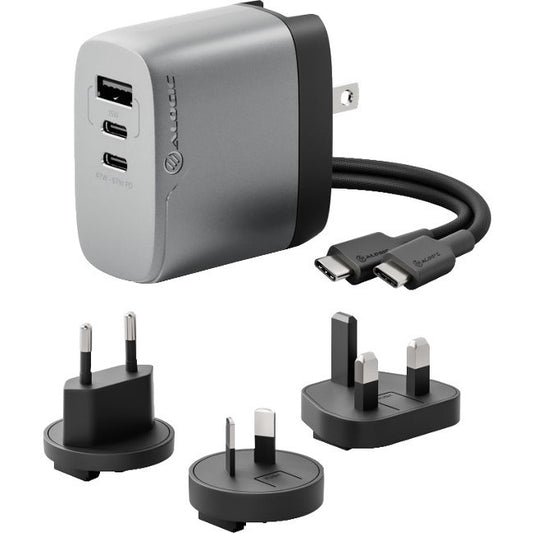 67W MULTI 3X67 RAPID POWER COUNTRY GAN CHARGER - SPACE GREY