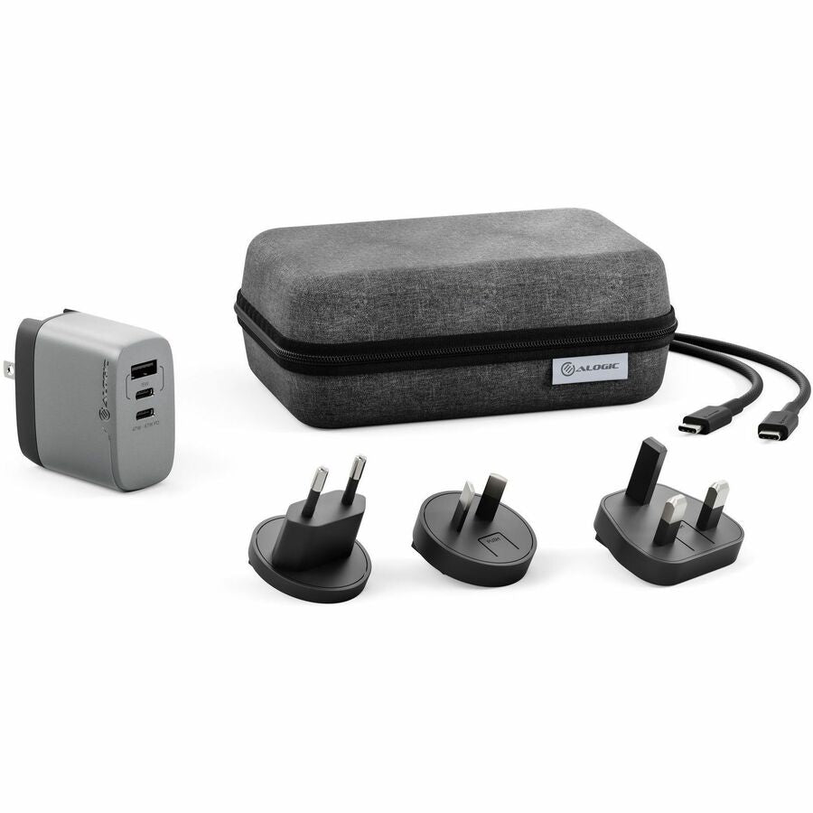 67W MULTI 3X67 RAPID POWER COUNTRY GAN CHARGER - SPACE GREY