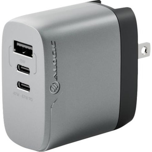 67W MULTI 3X67 RAPID POWER COUNTRY GAN CHARGER - SPACE GREY