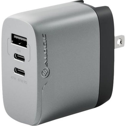 67W MULTI 3X67 RAPID POWER COUNTRY GAN CHARGER - SPACE GREY
