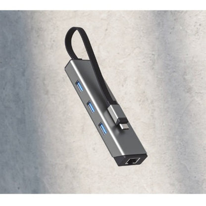USB-C TO 3X USB-A + RJ45 ADAPTER