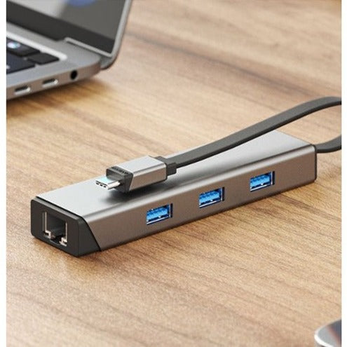 USB-C TO 3X USB-A + RJ45 ADAPTER