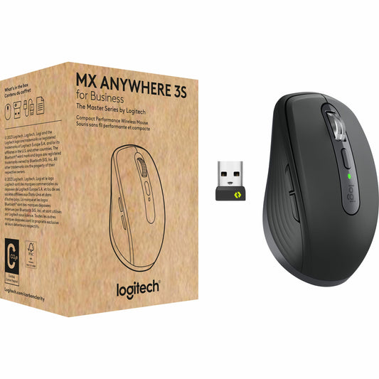MX ANYWHERE 3S MOUSE FOR BUSINESS GRAPHITE BROWN BOX