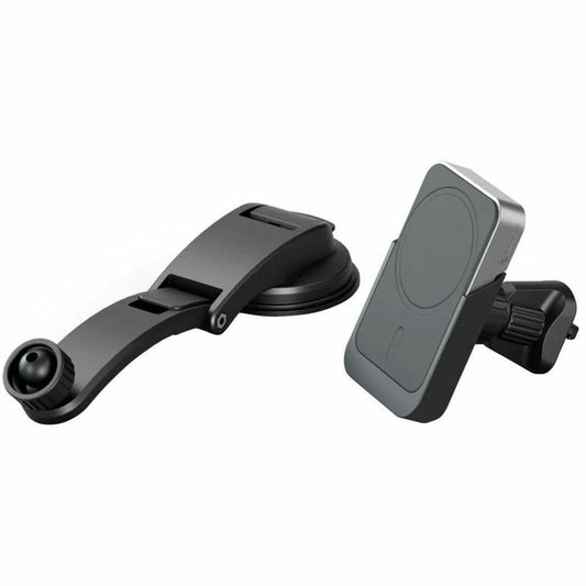 MAGSAFE CHARGER WITH CAR DASHBOARD AND AIR VENT MOUNT