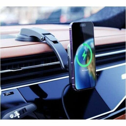 MAGSAFE CHARGER WITH CAR DASHBOARD AND AIR VENT MOUNT